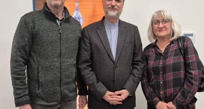 Šalica iranskog čaja i prijateljski razgovori s Borisom Rukavinom i njegovom suprugom u Veleposlanstvu“